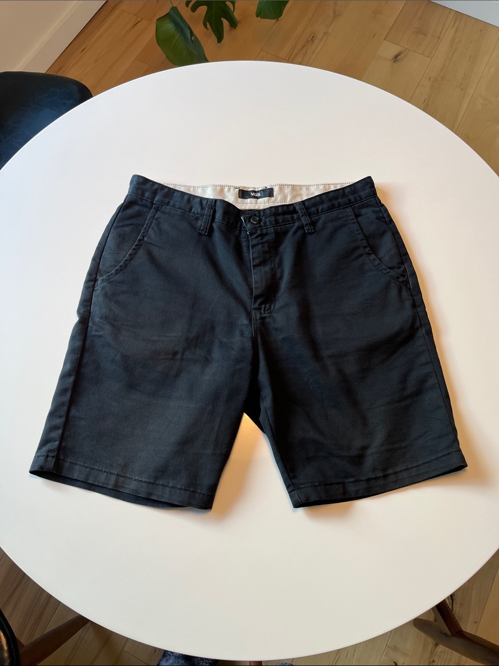 Vans Men's Black Zip UP Shorts